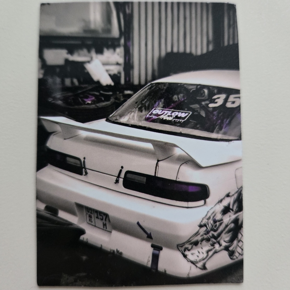 Nissan Silvia S14 Drift Poster Magnet